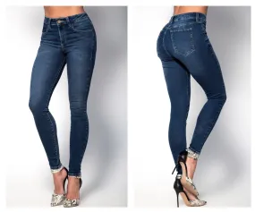 Mapale D Classic Butt-Lifting Blue Jeans Color Blue