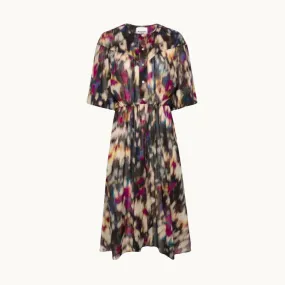 Marant Etoile Maggy Dress - Ochre/Black