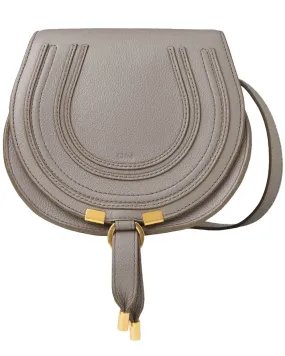 Marcie Small Saddle Bag in Cashmere Grey