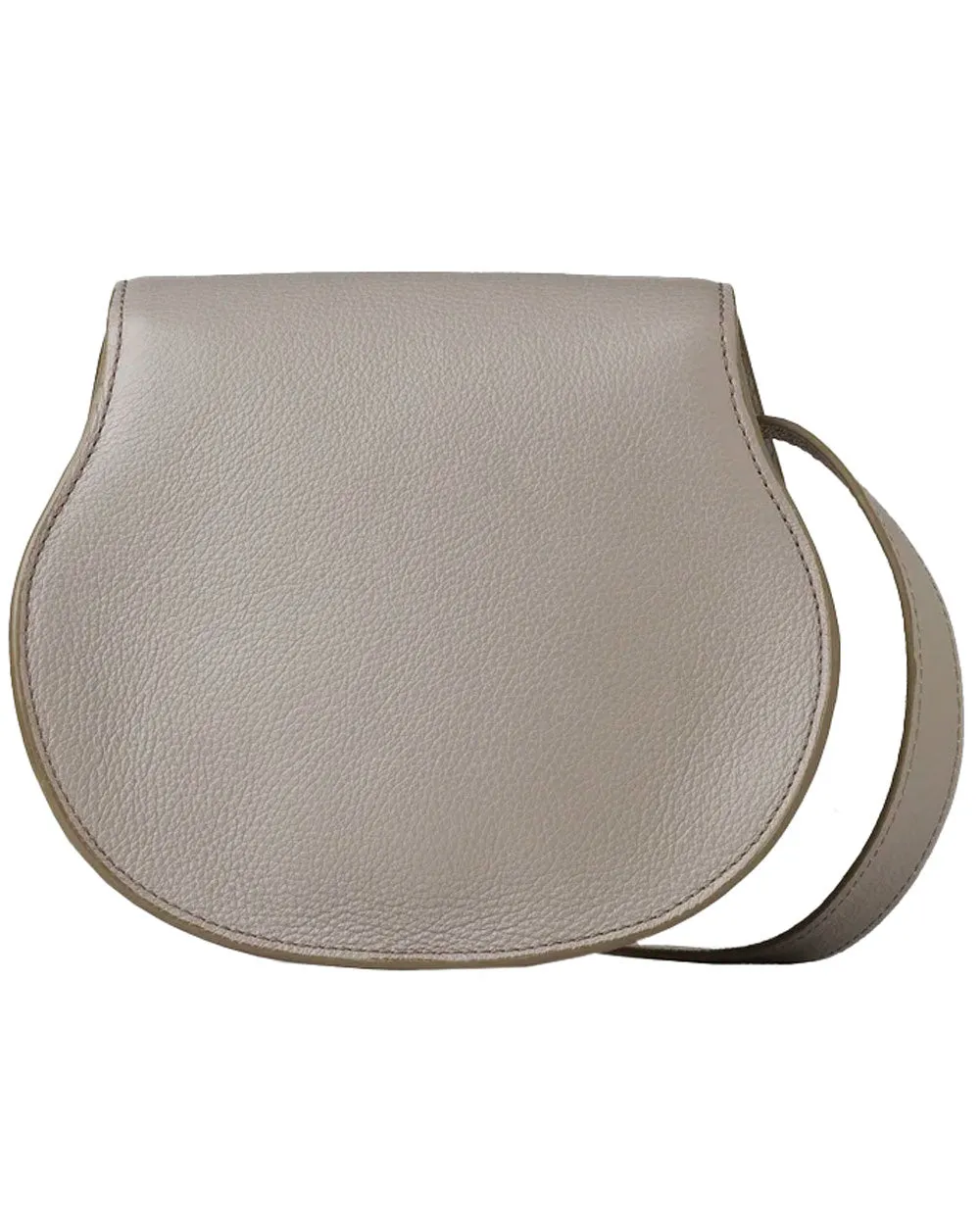 Marcie Small Saddle Bag in Cashmere Grey