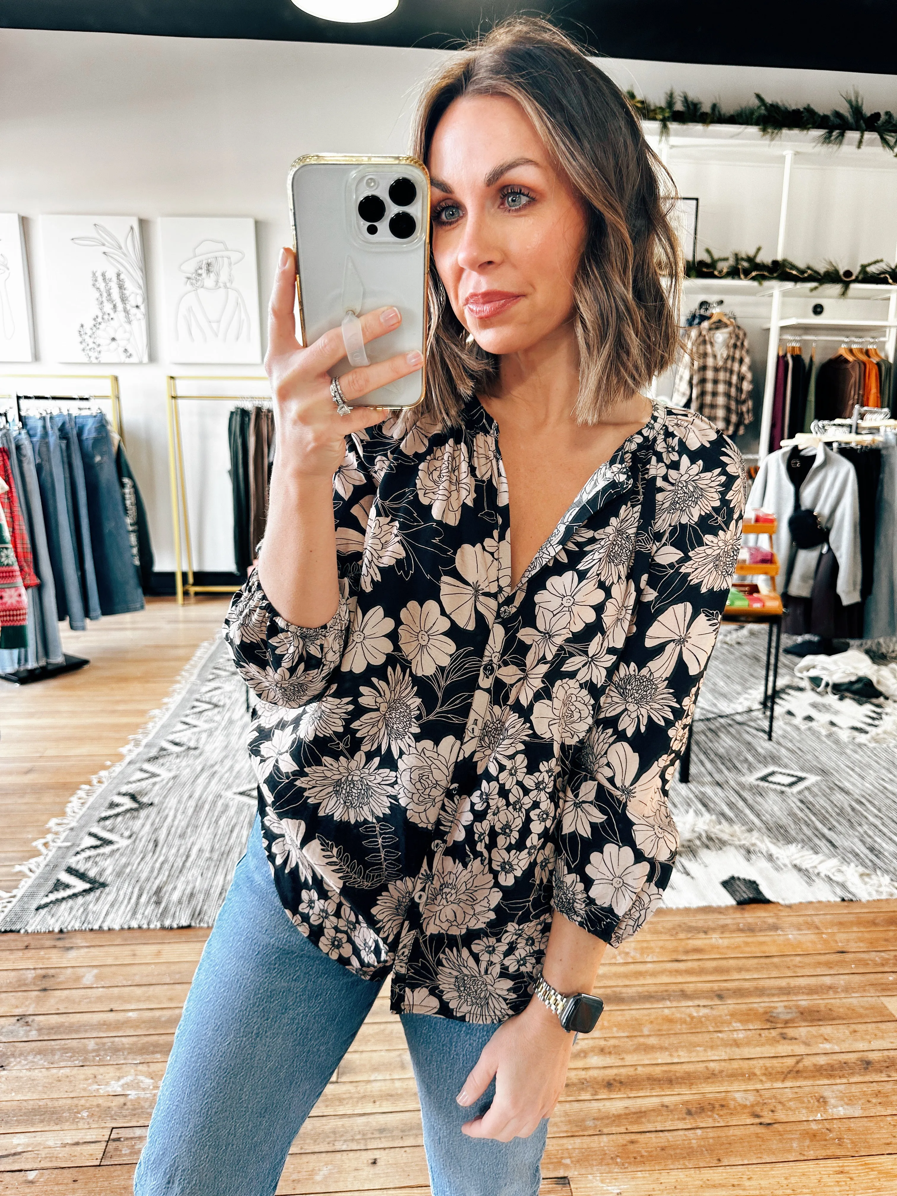 Margot Button Down Blouse