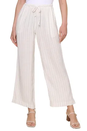 Wide-Leg Linen Pants