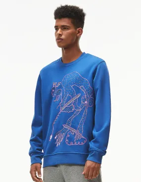 Mark Fast Colin Steel Blue Sweatshirt