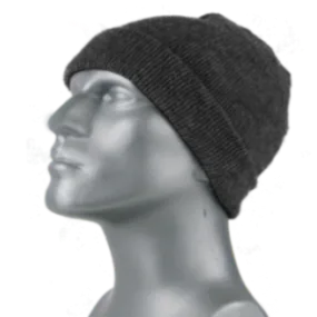 MARLED RAGG WOOL CUFF HAT - BLACK