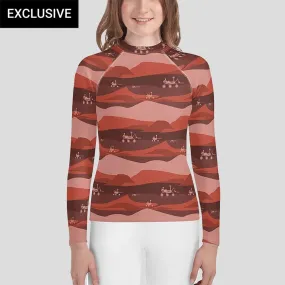 Mars Landing Youth Rash Guard (POD)