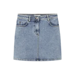 Marsha Denim Skirt - Light Clean Denim