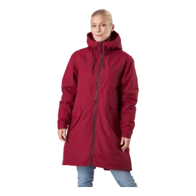 Marta-lisa Wns Parka Red