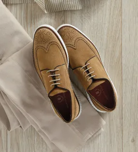 Martin Dingman Countryaire Wingtip Oxfords - Khaki
