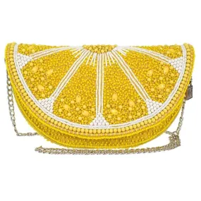 Mary Frances Tart Lemon Crossbody Handbag