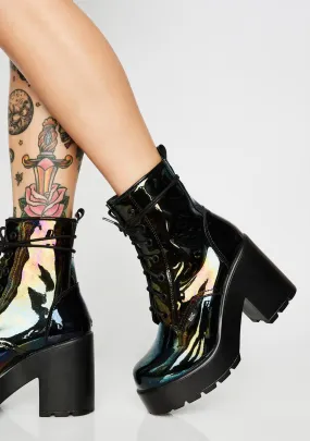 Mascot Oil Slick Combat Boots