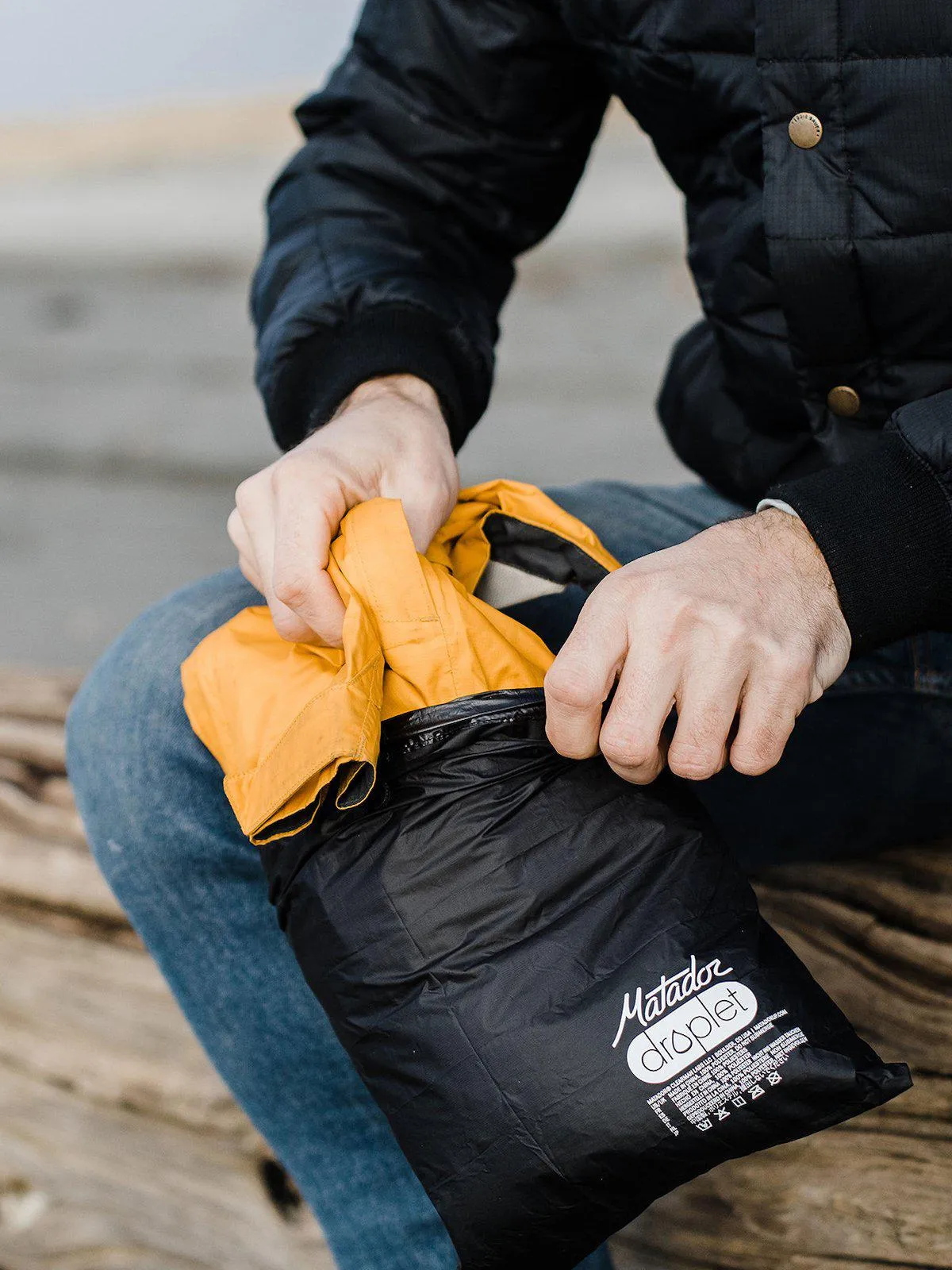 Matador Droplet Mini Dry / Wet Bag Black 3L