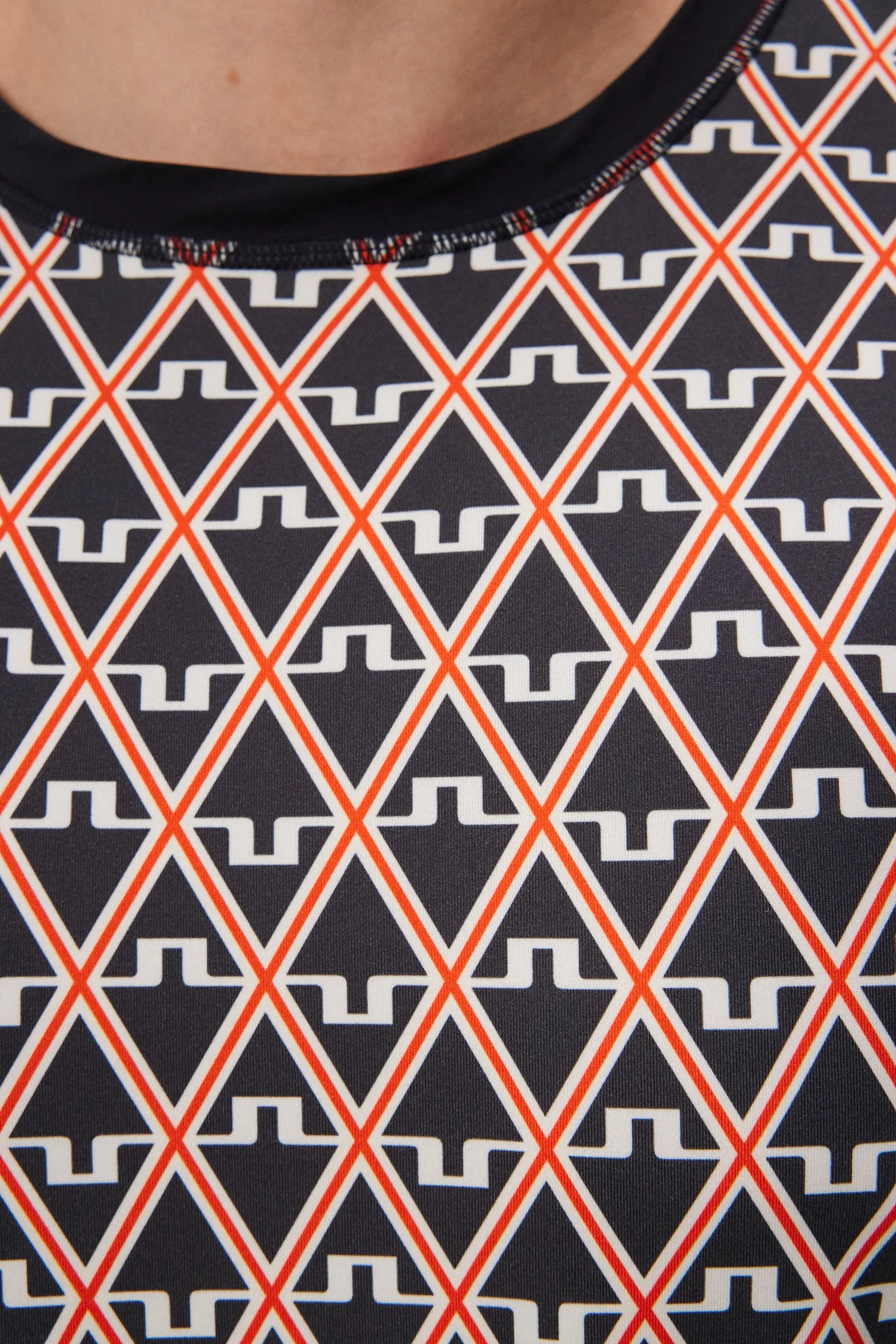 Matias Print Baselayer / Geo Black