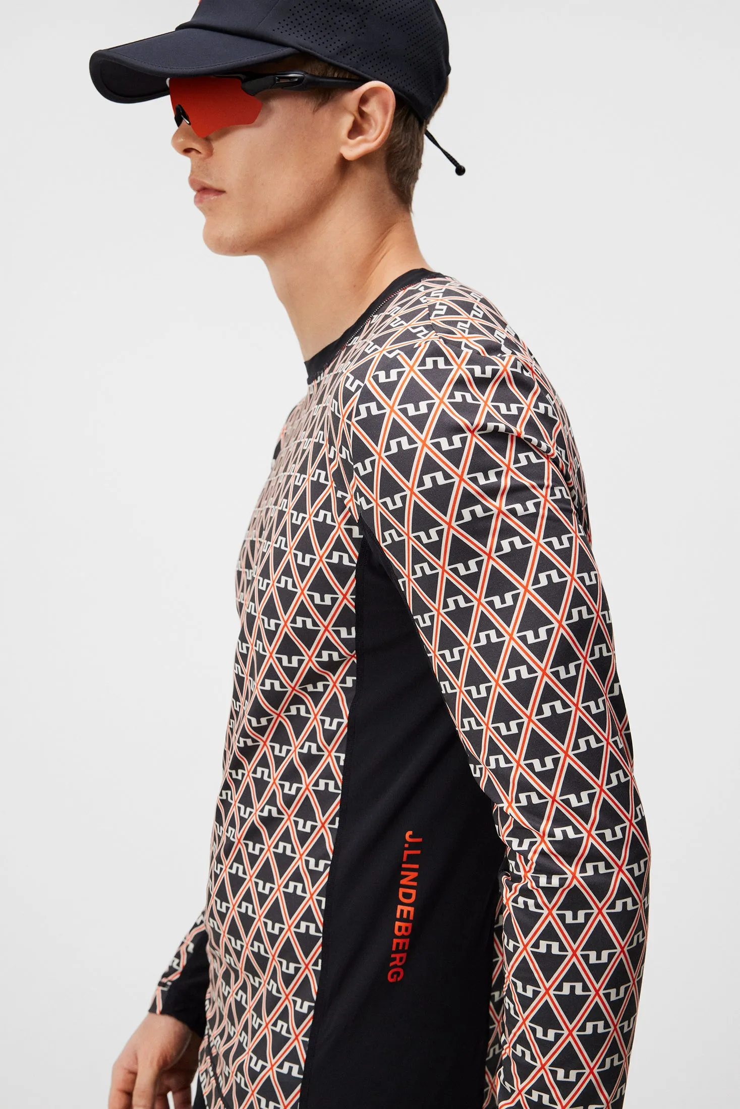 Matias Print Baselayer / Geo Black