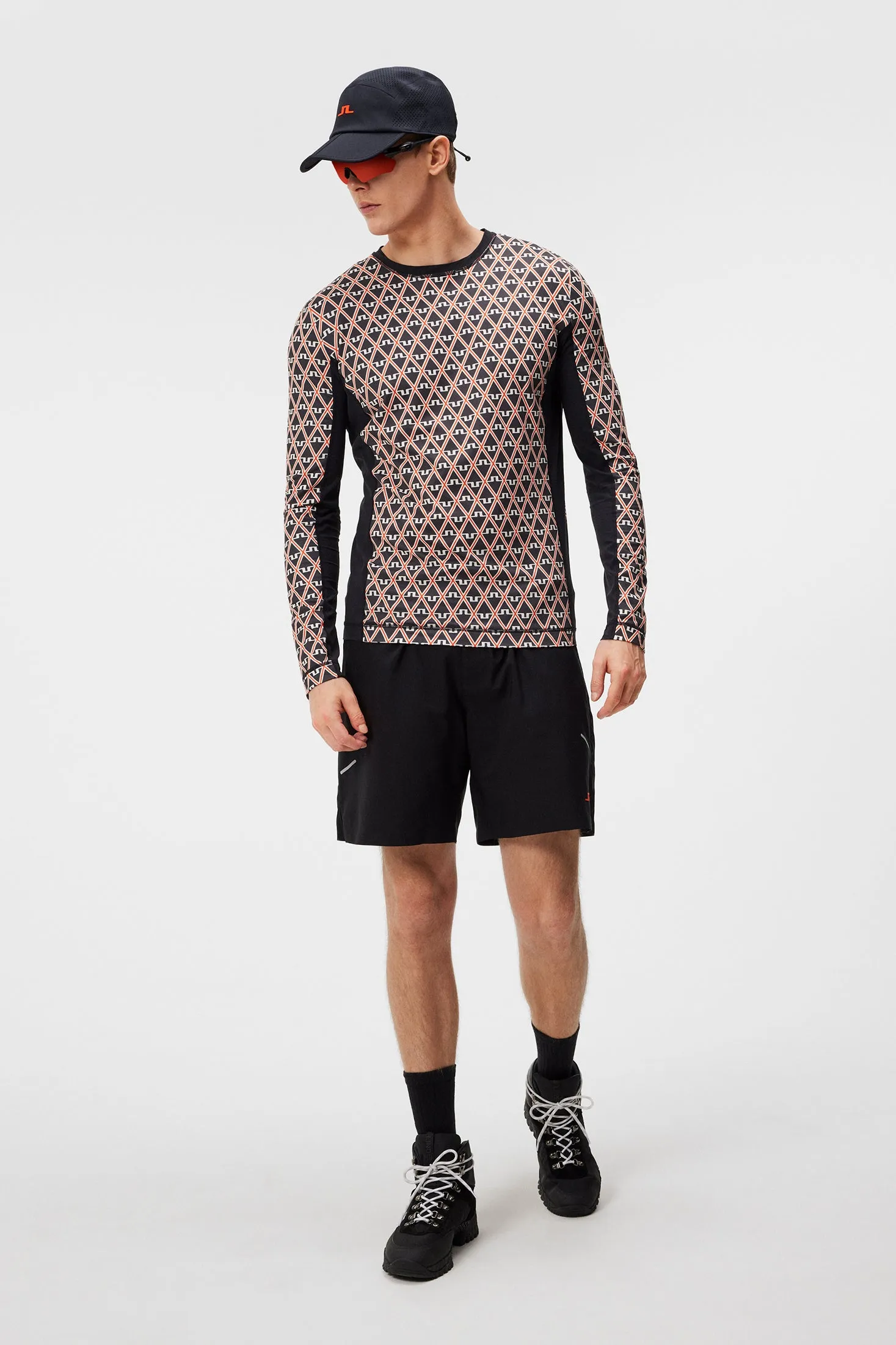 Matias Print Baselayer / Geo Black