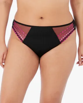 Matilda Thong | Black / Pink