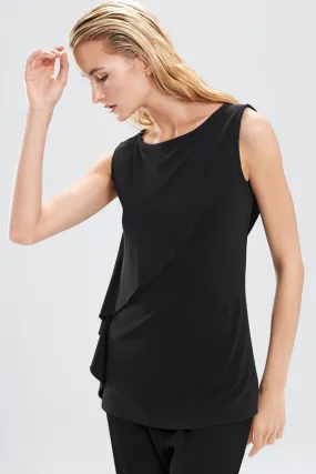 Matte Jersey Overlay Top