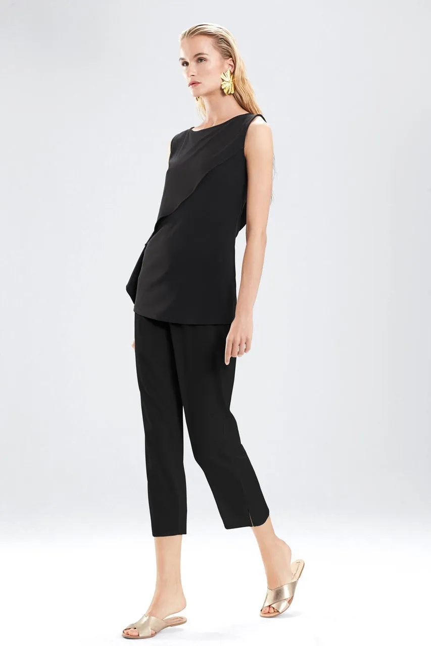 Matte Jersey Overlay Top