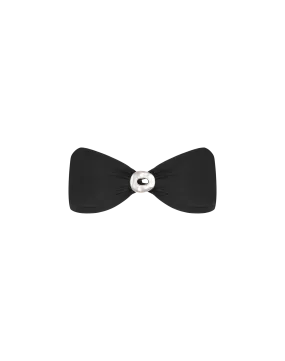 Matte Sam Bandeau Top - Black