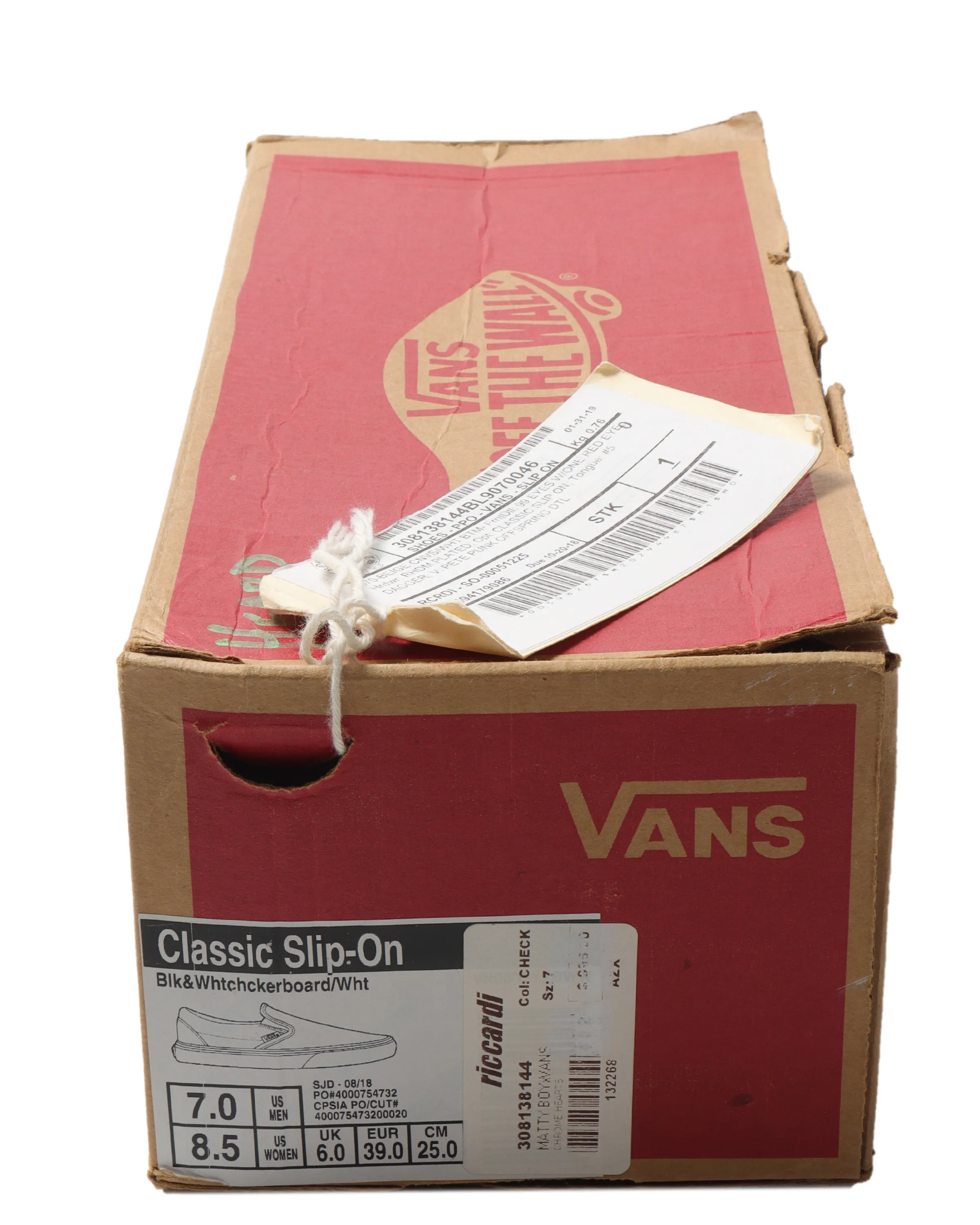 Matty Boy "99 Eyes" Checkered Slip-On Vans