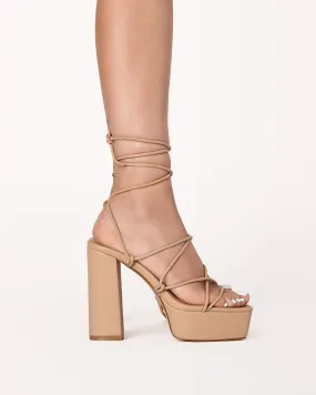 Maude Platform Sandal Parchment