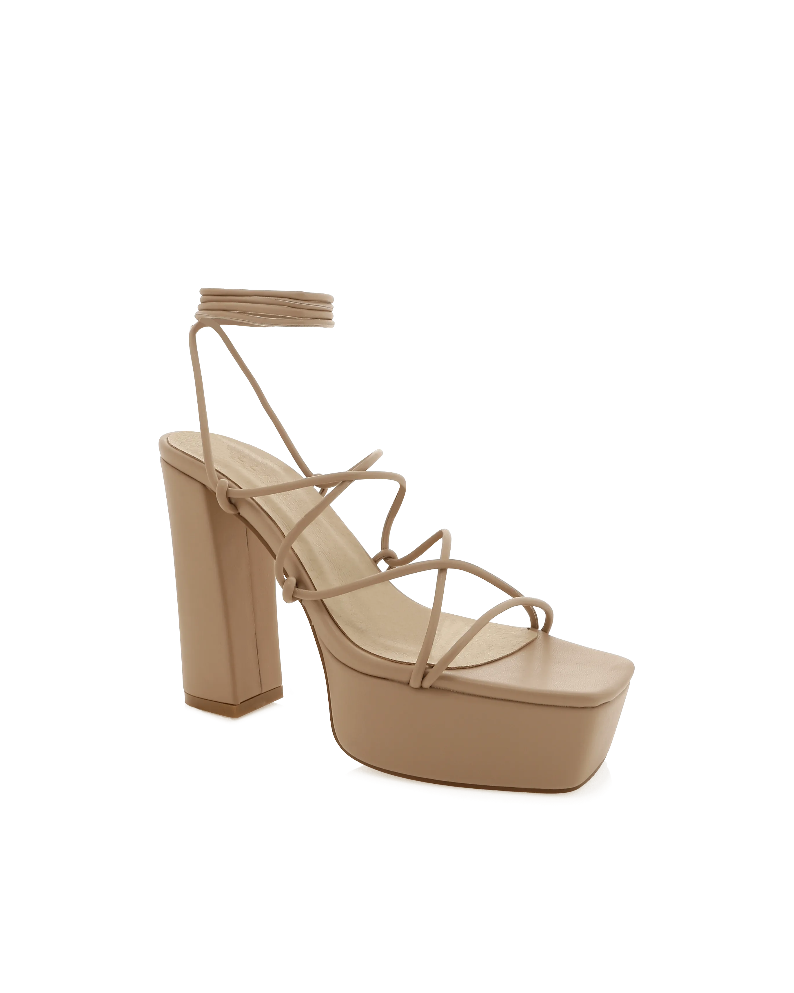 Maude Platform Sandal Parchment