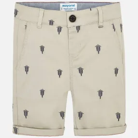 Mayoral Jacquard Chino Shorts