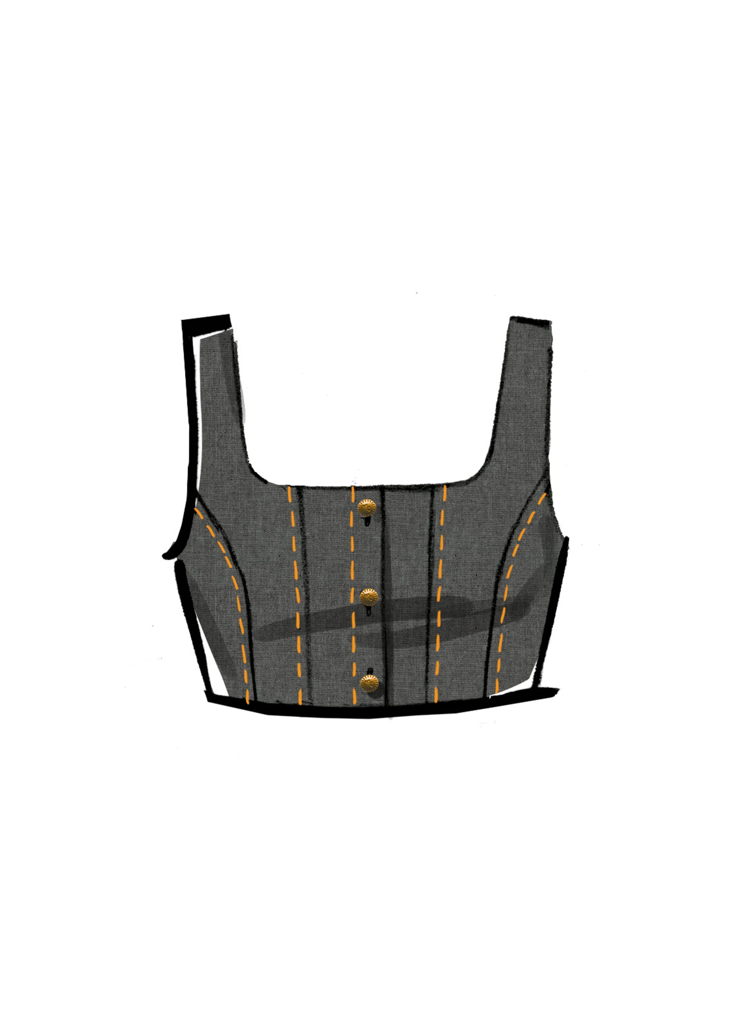 McCall's Sewing Pattern 8478 Misses' Corset Tops