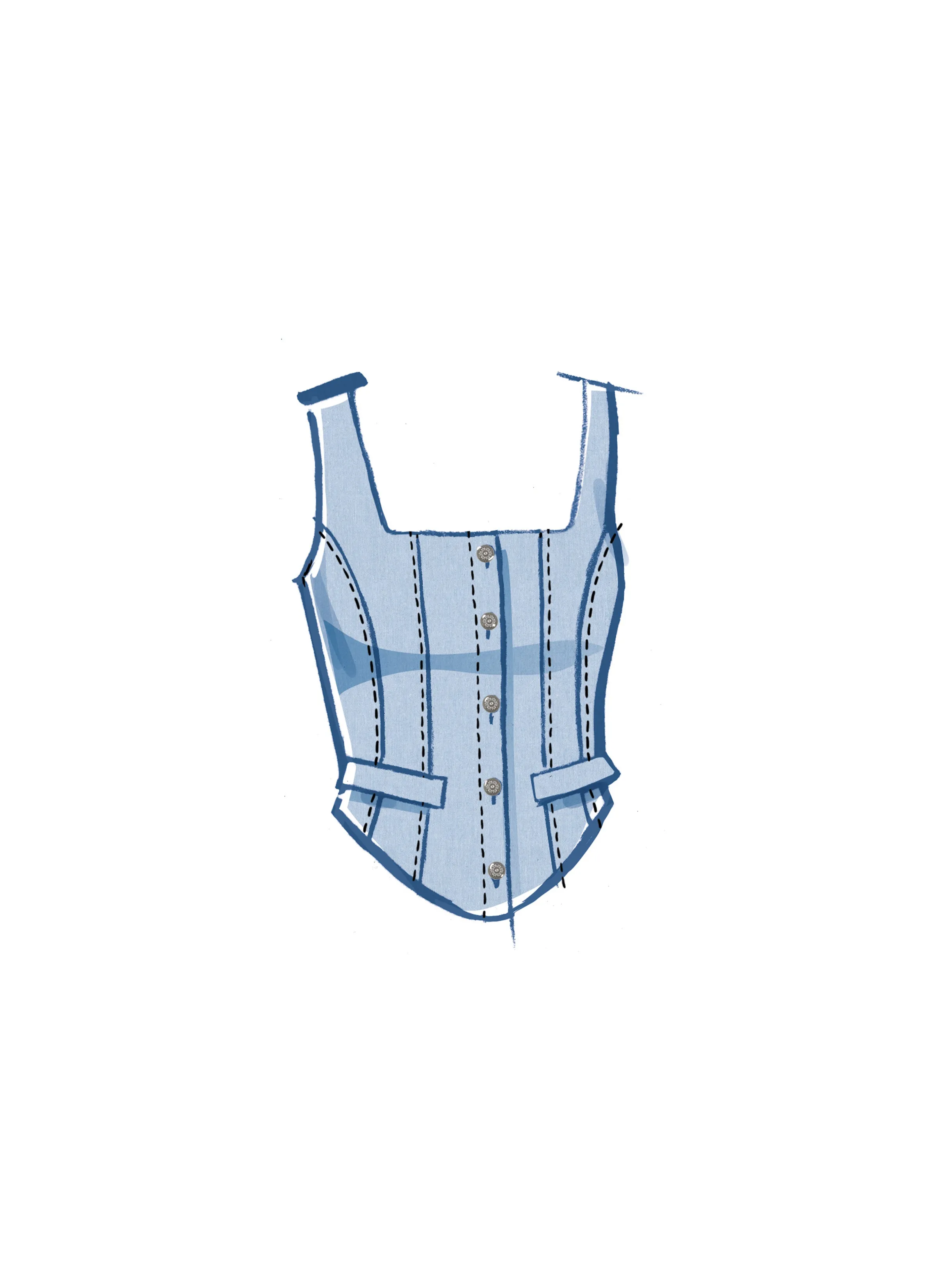 McCall's Sewing Pattern 8478 Misses' Corset Tops