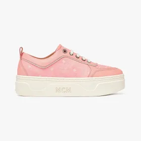 MCM Women's Skyward Platform Sneakers in Visetos