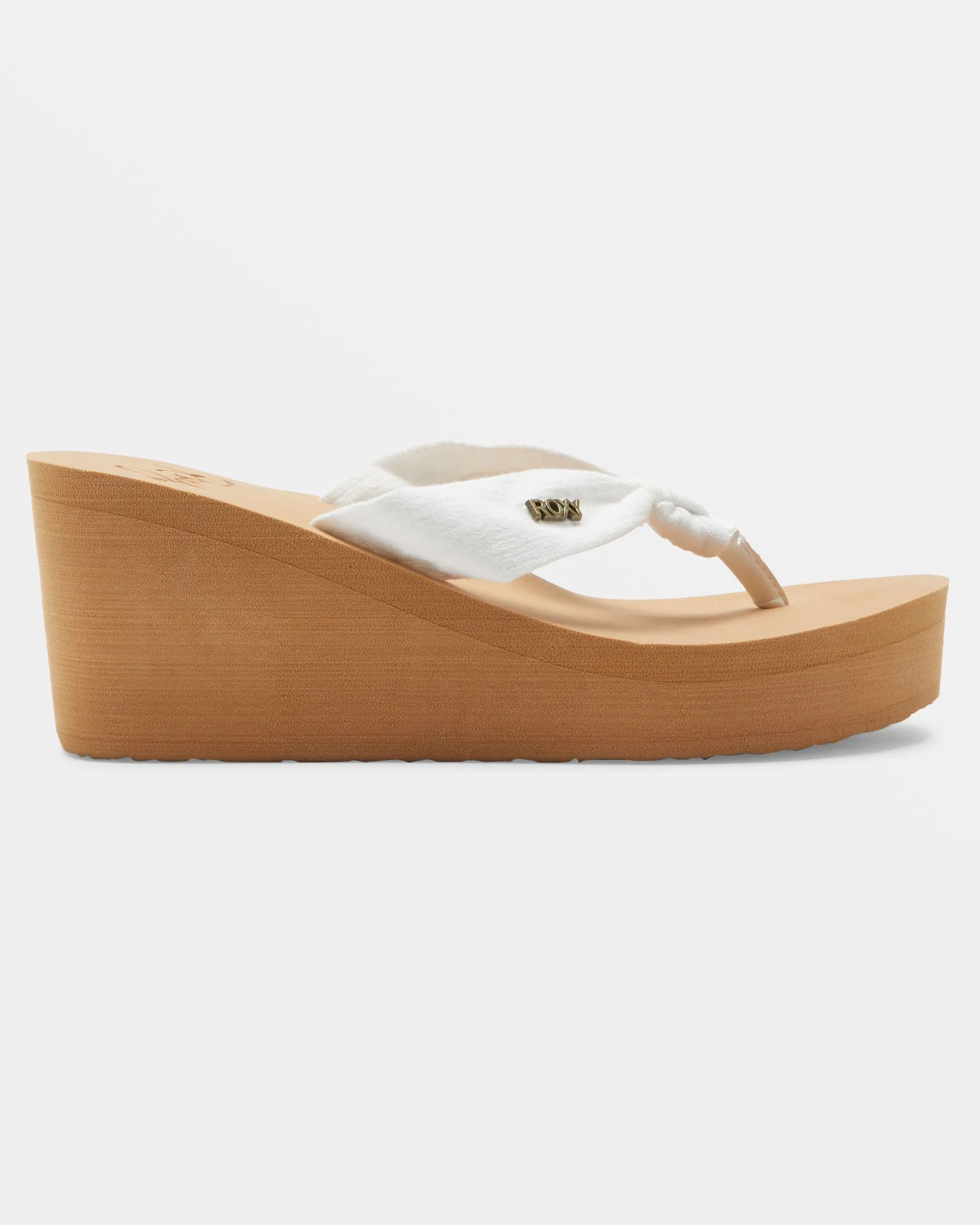 Mellie Platform Wedge Sandals - White