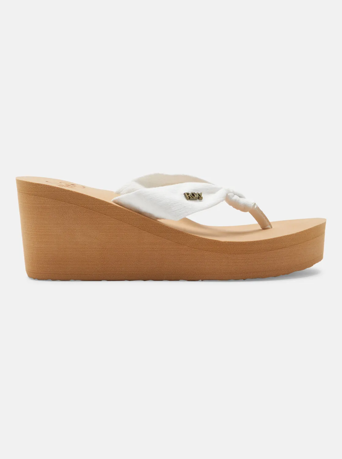 Mellie Platform Wedge Sandals - White