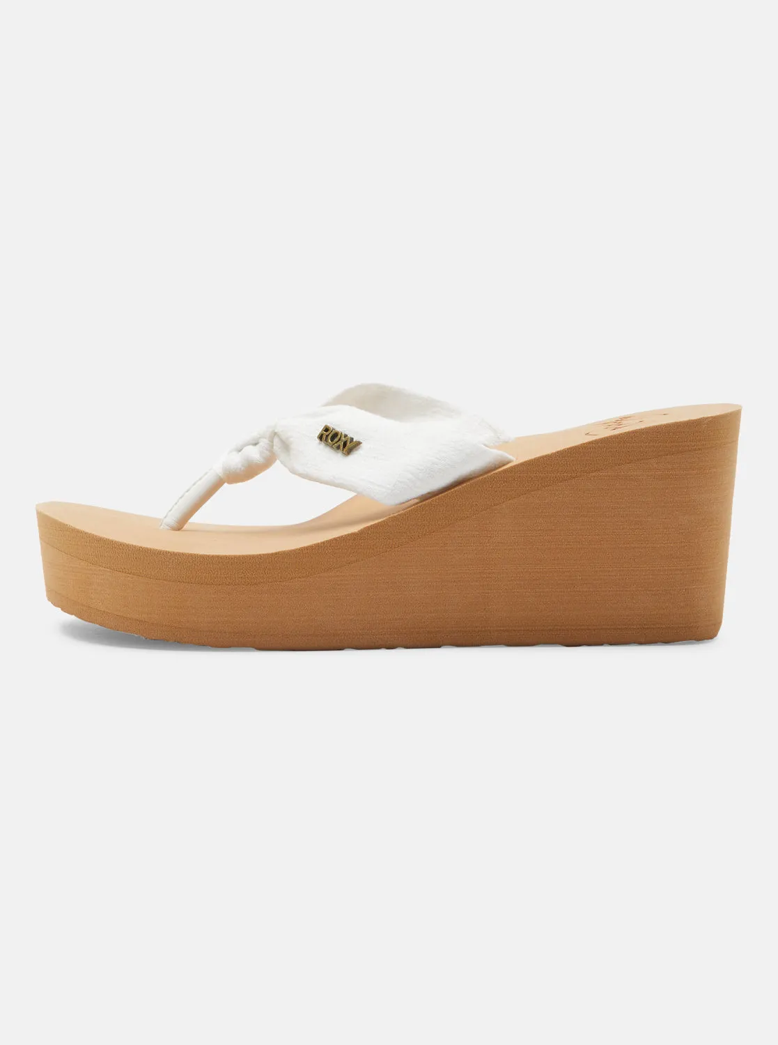 Mellie Platform Wedge Sandals - White