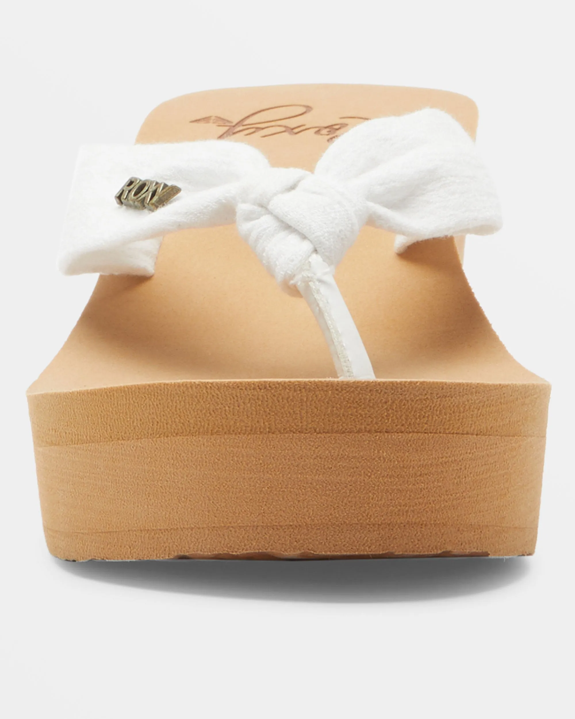 Mellie Platform Wedge Sandals - White