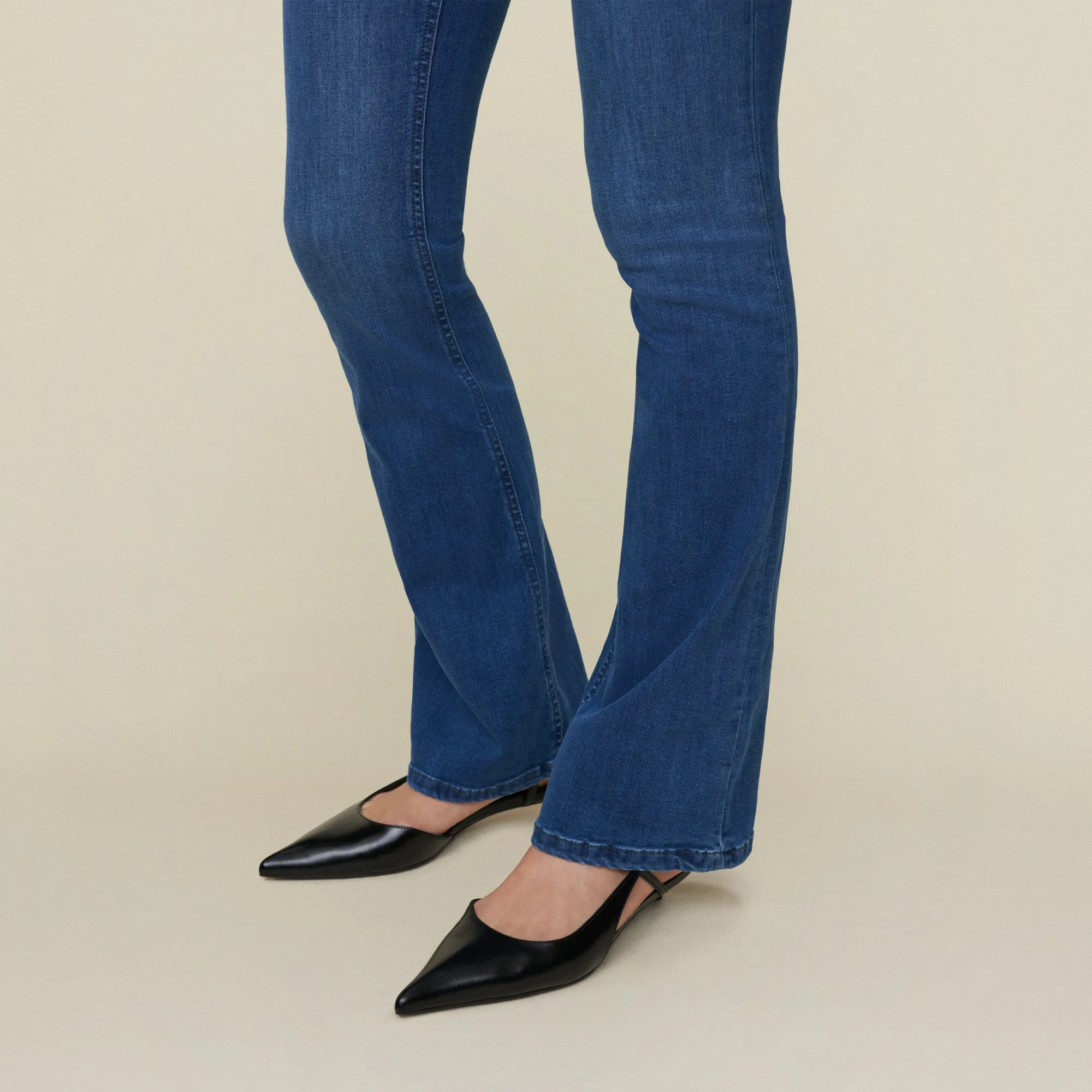 Melrose Leia Teal - Mid Rise Flare