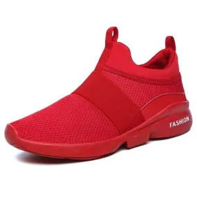 Men Comfy Ankle Cushion Slip On Sports Sneakers