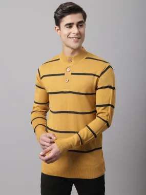 Men Mustard Sweater