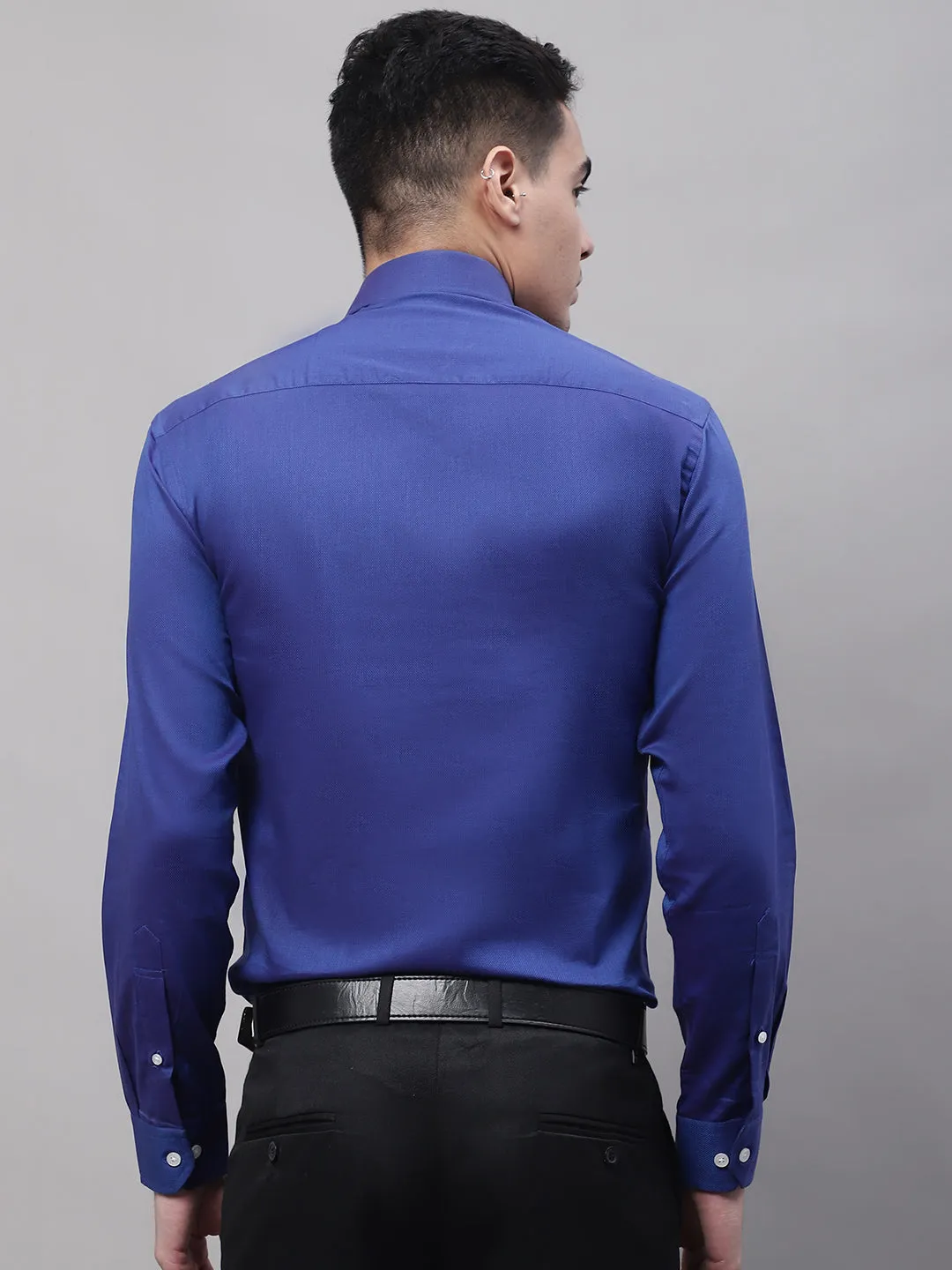 Men Royal Blue Shirt