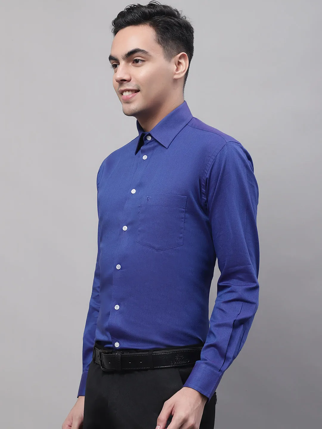 Men Royal Blue Shirt