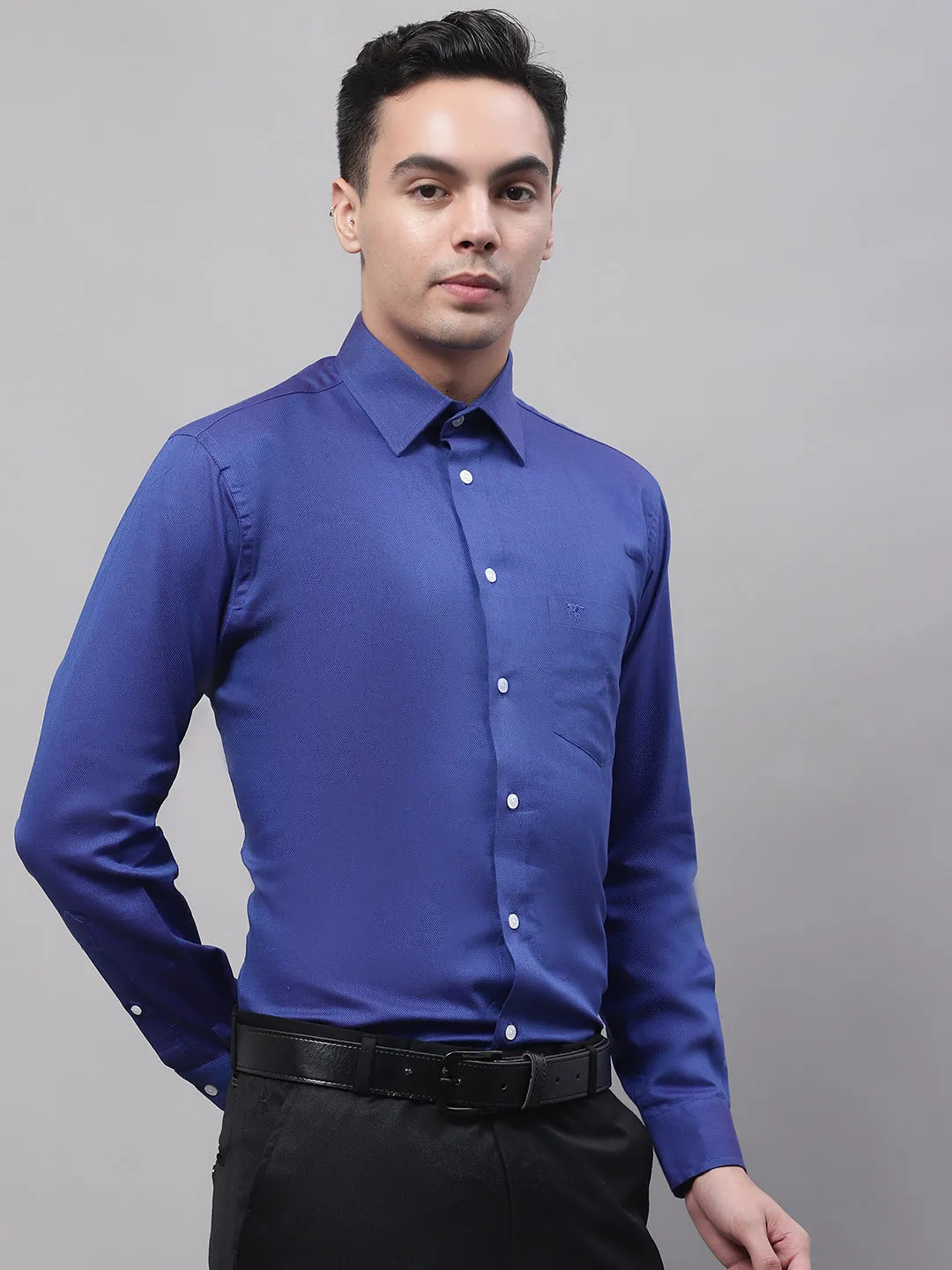 Men Royal Blue Shirt