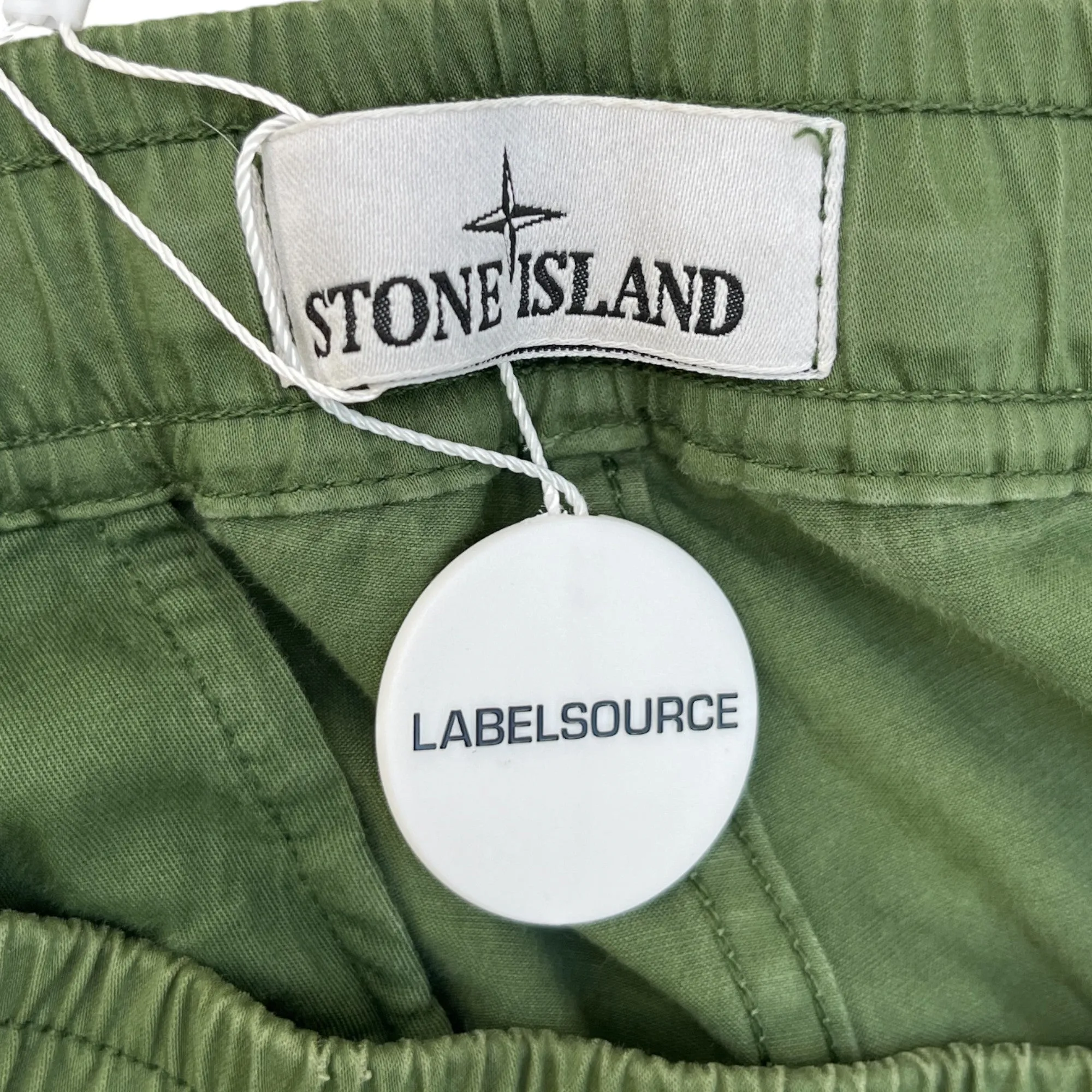 Men's Applique Logo Cargos Khaki Size Waist 30"