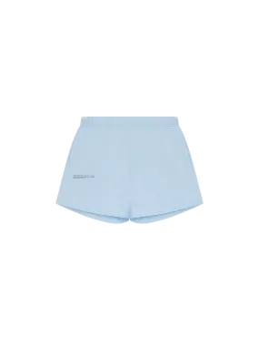 Mens Archive Cotton Pajama Loose Shorts—moonstone blue