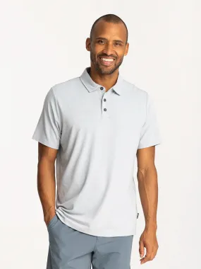 Men's Bamboo Flex Polo II - Heather Aspen Grey