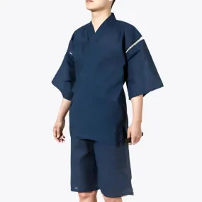 Men's Blue Jinbei Set