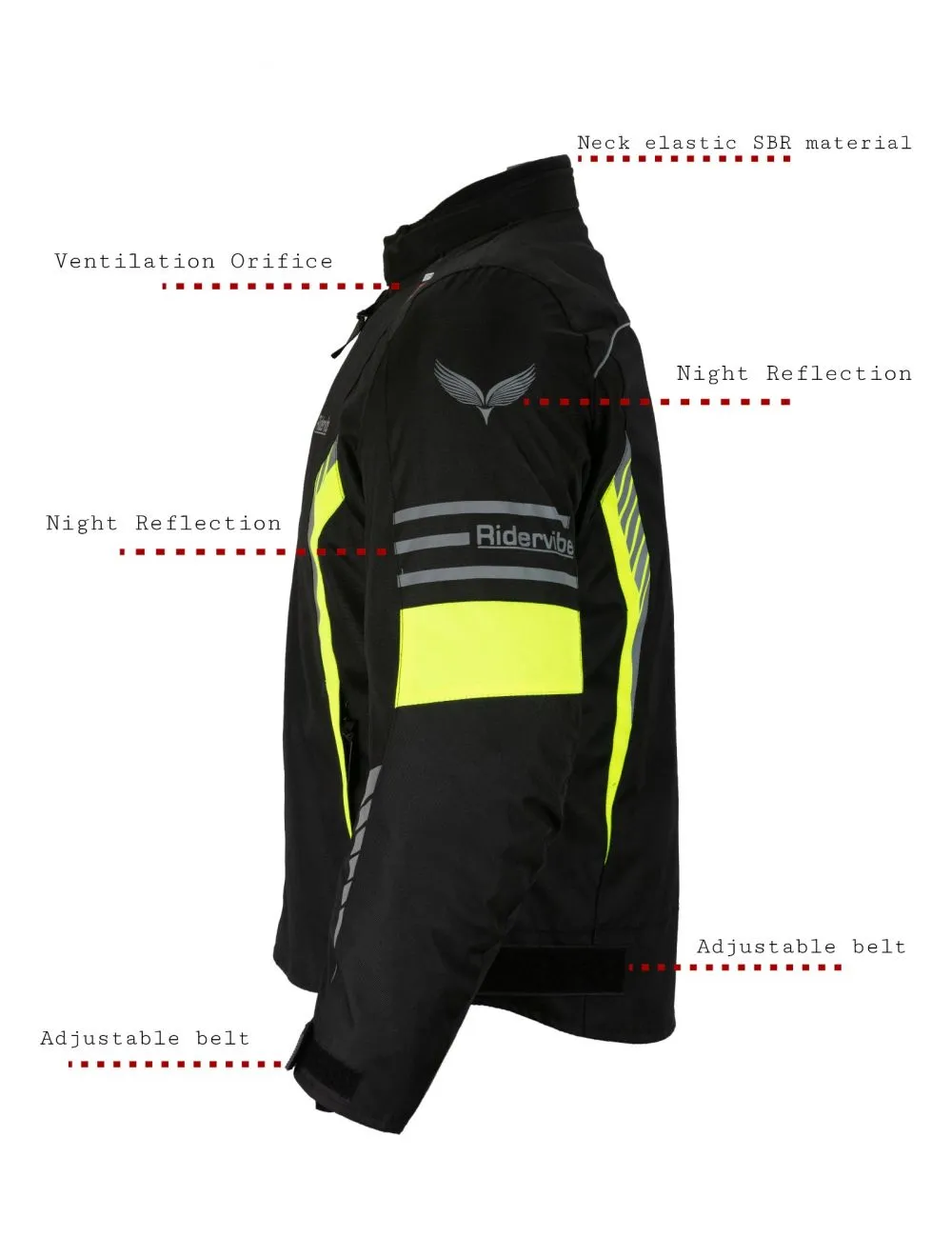 Men's CE Armored Nylon & Mesh Motorcycle Waterproof Biker Jackets CHOOSE COLOR