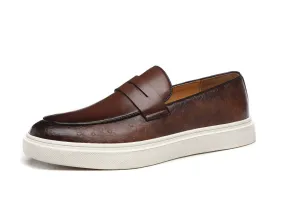 Men's Chunky Sole Penny Loafers