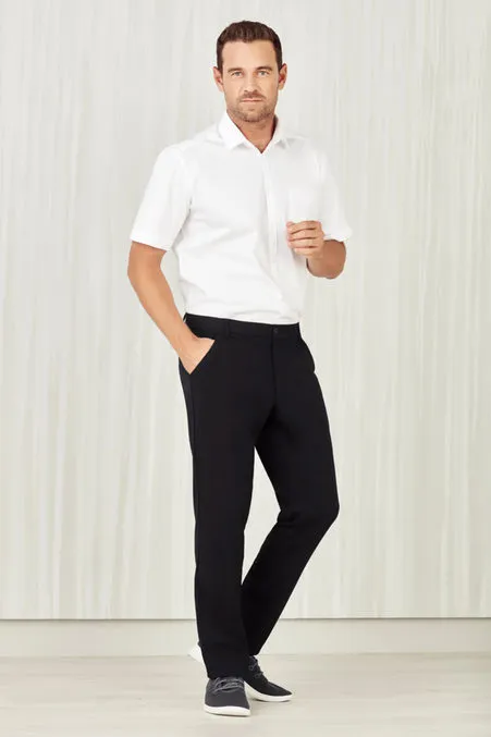 Mens Comfort Waist Flat Front Pant CL958ML
