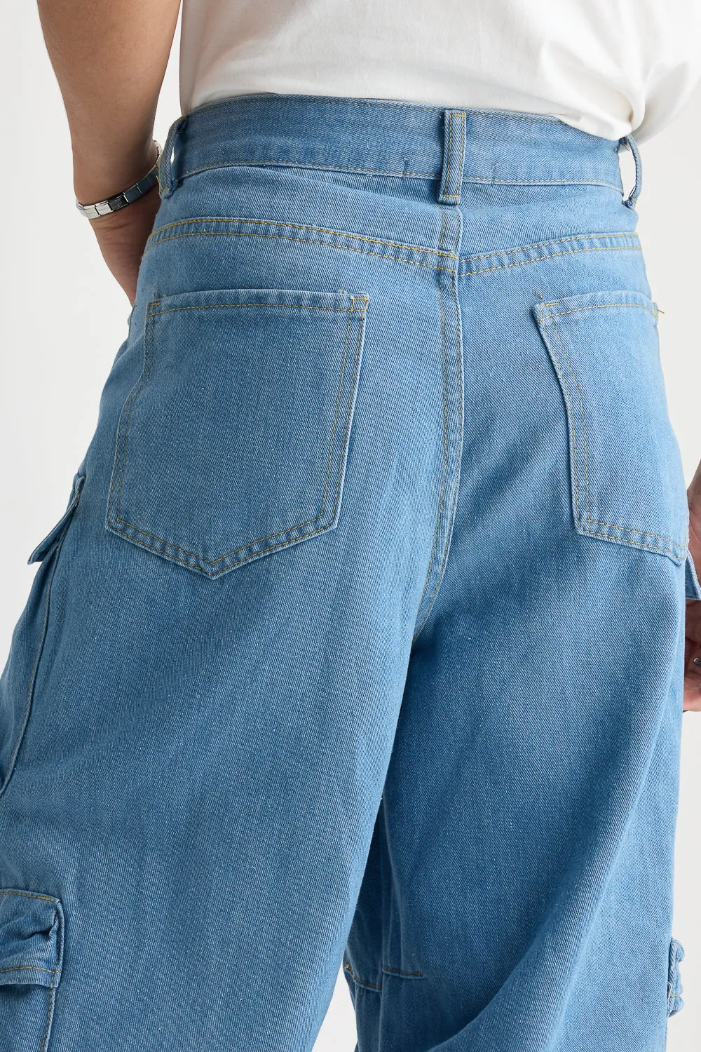 Men's Faded Indigo Navigator Cargo