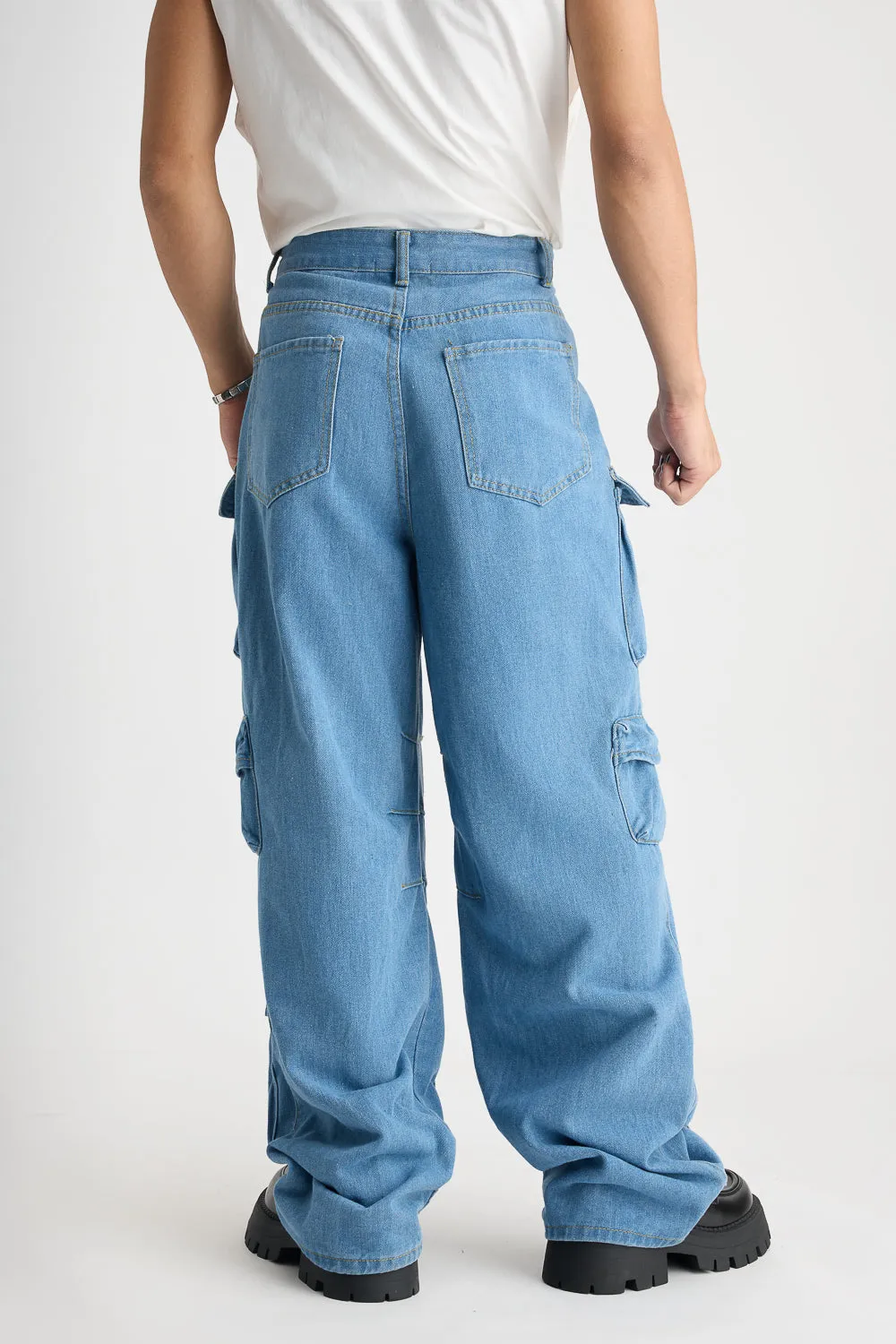 Men's Faded Indigo Navigator Cargo
