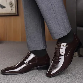 Men's Formal Patent Leather Spring Oxfords Shoes