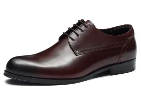 Men's Genuine Leather Derby Formal Shoes